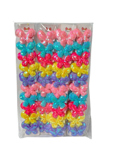 Lve Clama Par Funda/fluture Cu Paiete Dif Culori 10buc/set 10set/folie 20/bax